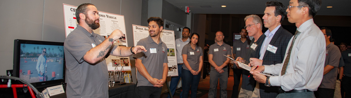 Seniors hold a showcase to show off their projects