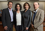 Faculty members standing together.