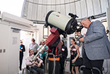 A telescope.