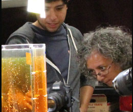 GEM Teacher and Student in the Lab.