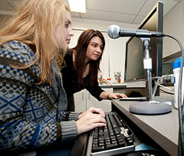 students communicate with each other by signing